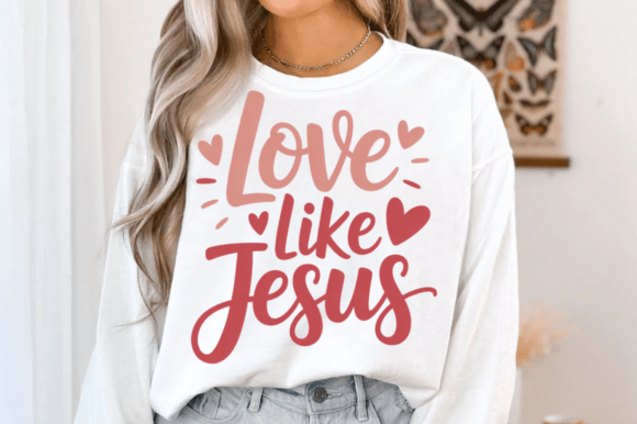Retro Love Like Jesus Png,Coquette Heart