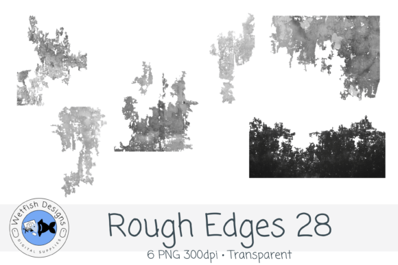 Rough Edges 28 Illustration Textures Par Wetfish Designs