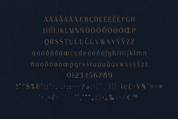Ruminate Font PNG with transparent background - Preview 4