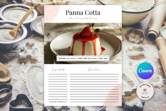 Simple Recipe Card Template