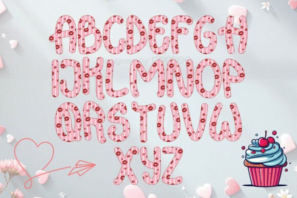 Berry Valentine's Bundle Font - Preview 5