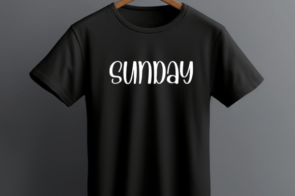 Black Flower Font - Preview 1