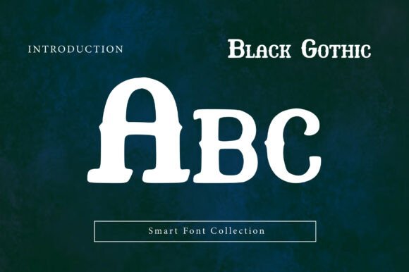 Black Gothic Font - Preview 1