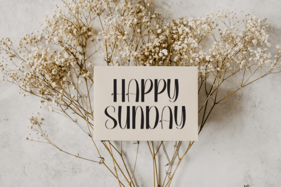 Black Planner Font - Preview 2