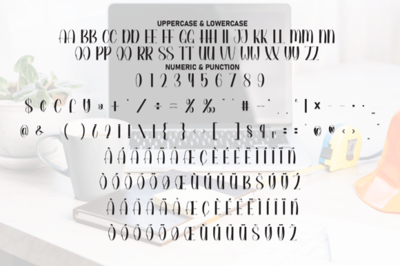 Black Planner Font - Preview 6