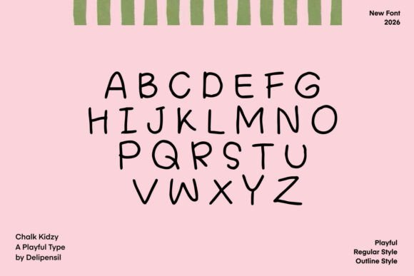 Chalk Kidzy Font - Preview 3