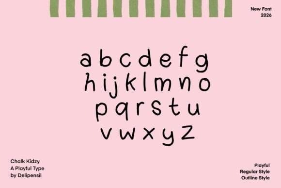 Chalk Kidzy Font - Preview 4