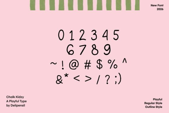 Chalk Kidzy Font - Preview 5