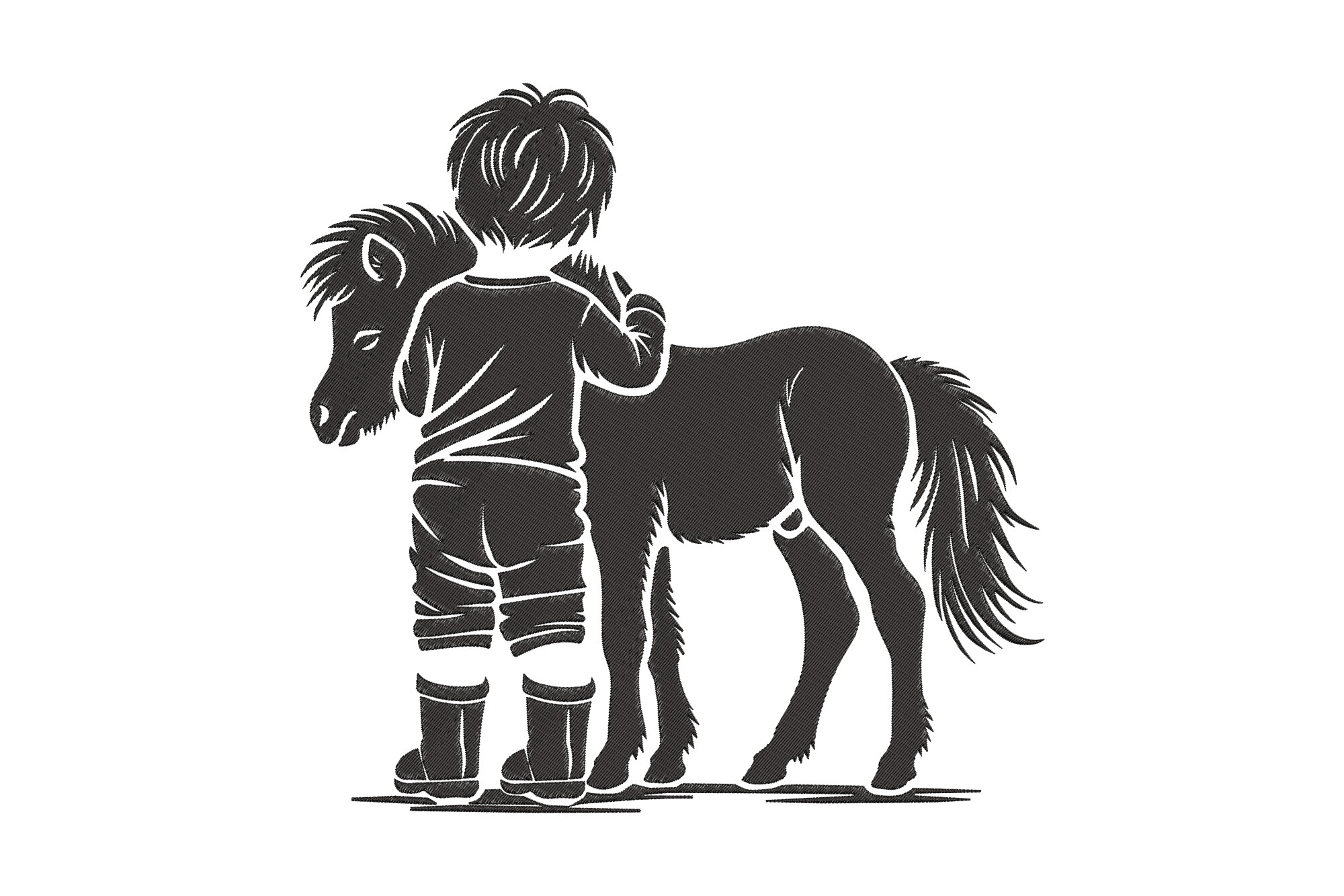 Child and Pony
