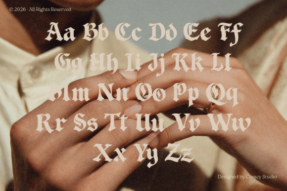 Crowveil Font - Preview 5
