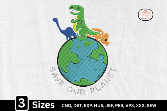 Cute Dinosaur Earth Globe