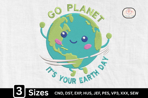 Cute Kawaii Earth Globe Go Planet
