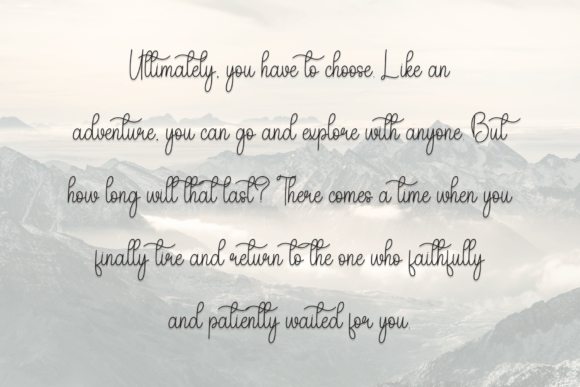 Dearstory Font - Preview 5