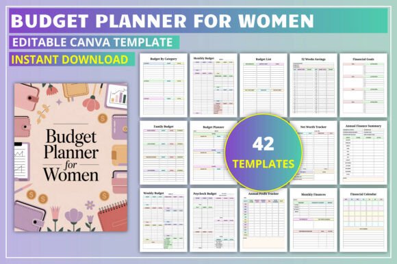 Editable Budget Planner for Women