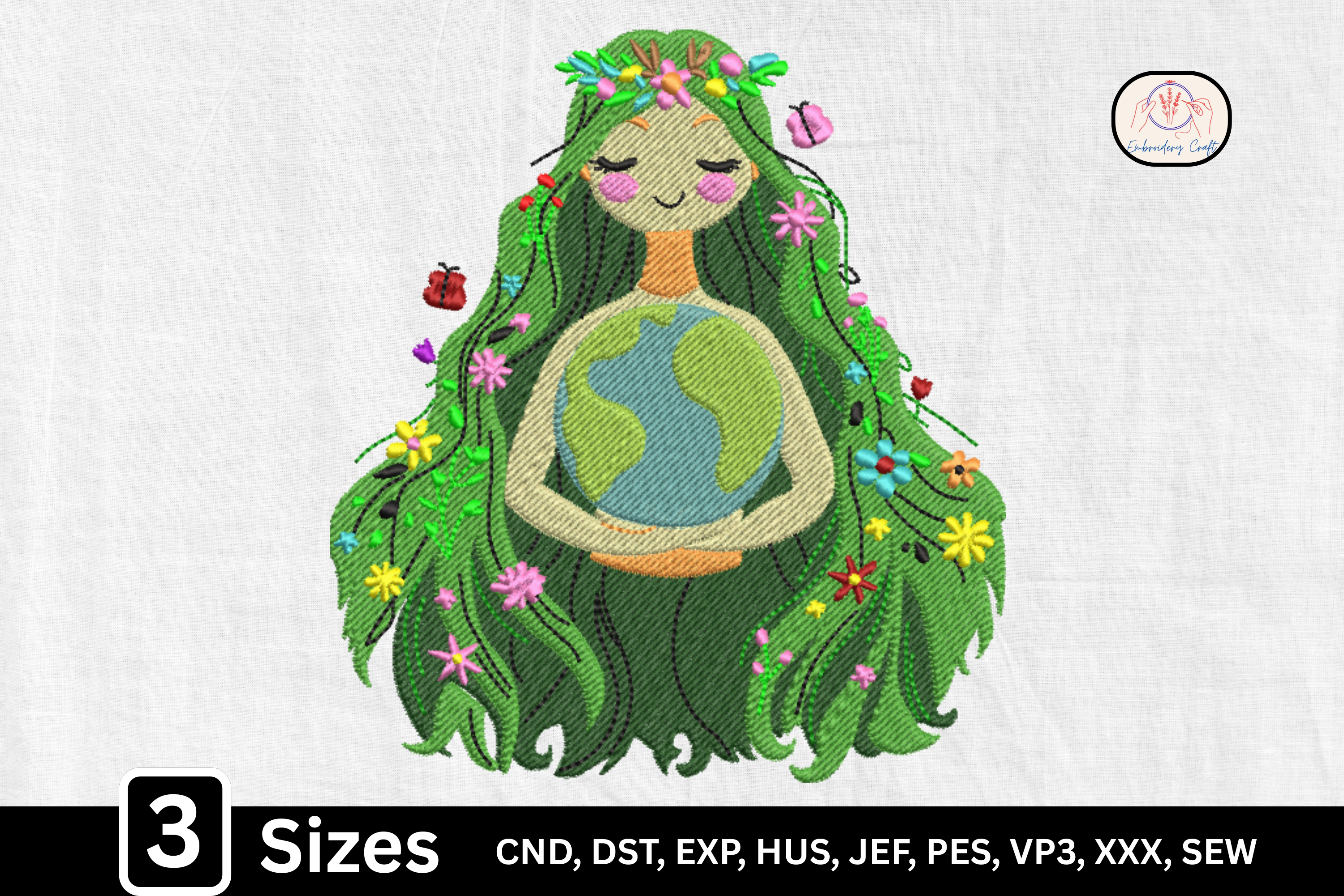 Floral Nature Spirit Mother Earth