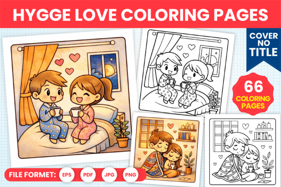Hygge Love Coloring Pages