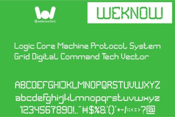 Hyper System Font PNG with transparent background - Preview 2