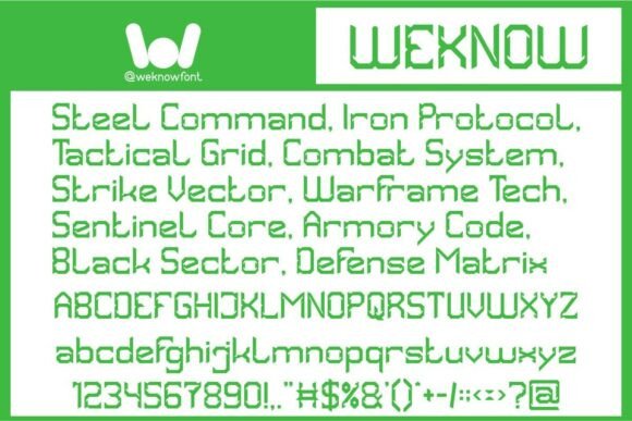 Hyper System Font PNG with transparent background - Preview 3