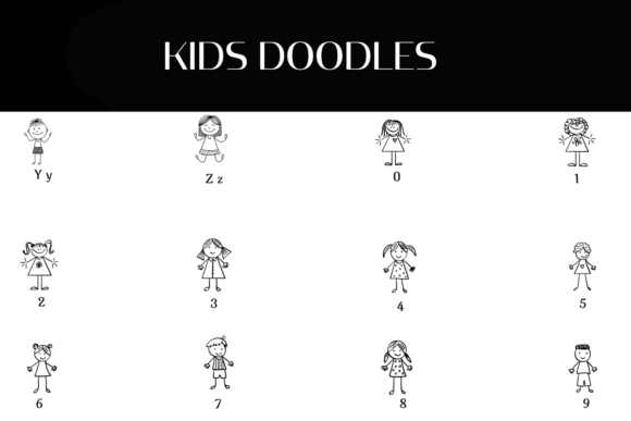 Kids Doodles Font - Preview 3