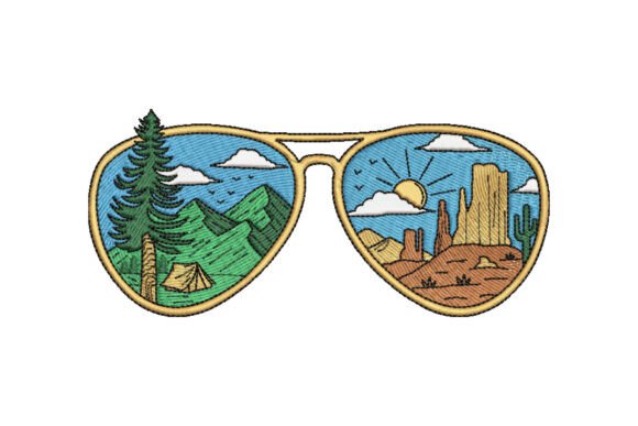 Mountains and Deserts in Eyeglasses