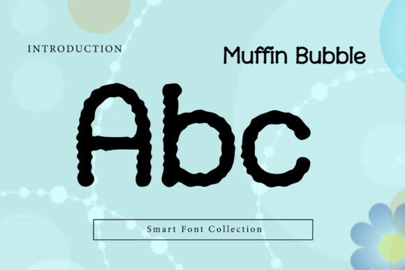 Muffin Bubble Font PNG with transparent background - Preview 1