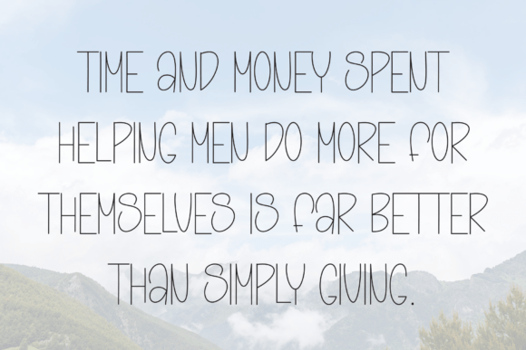 Nature Holiday Font PNG with transparent background - Preview 5