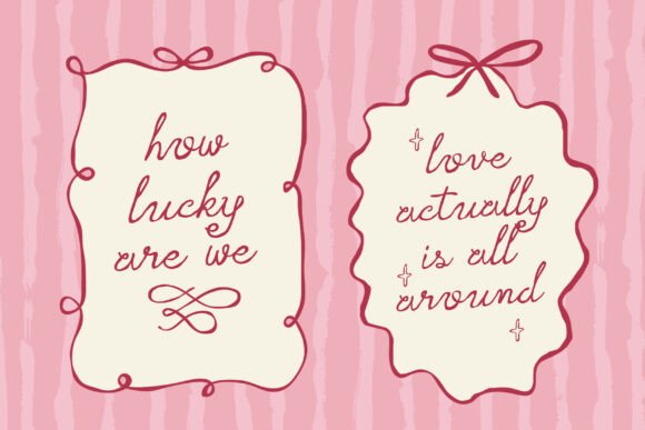 Romance Sunday Font PNG with transparent background - Preview 5