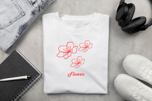 Blossom Floral Set Font - Preview 4