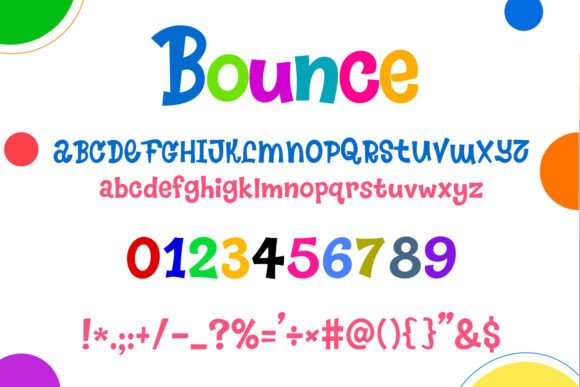 Bounce Font - Preview 2