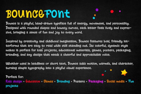 Bounce Font - Preview 3