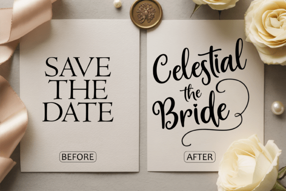 Celestial Bride Font - Preview 2