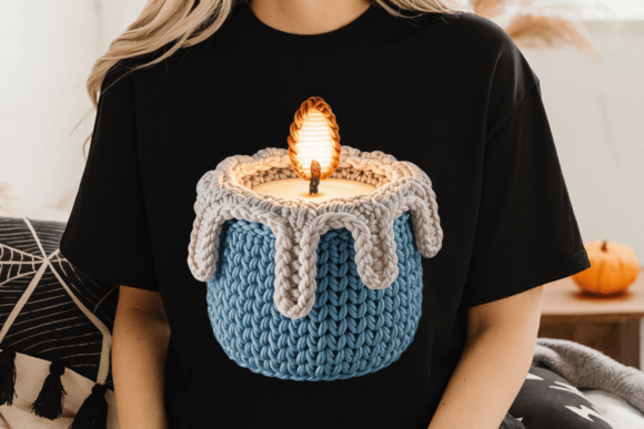 Crochet Candle PNG