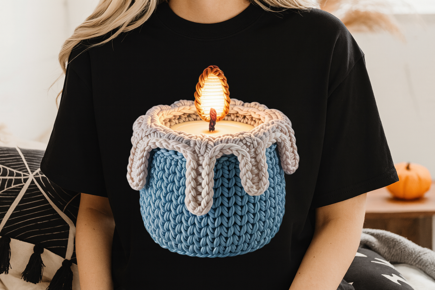 Crochet Candle PNG