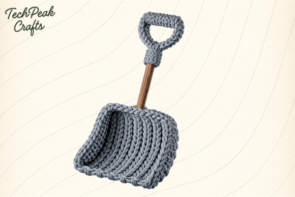 Crochet Dustpan PNG