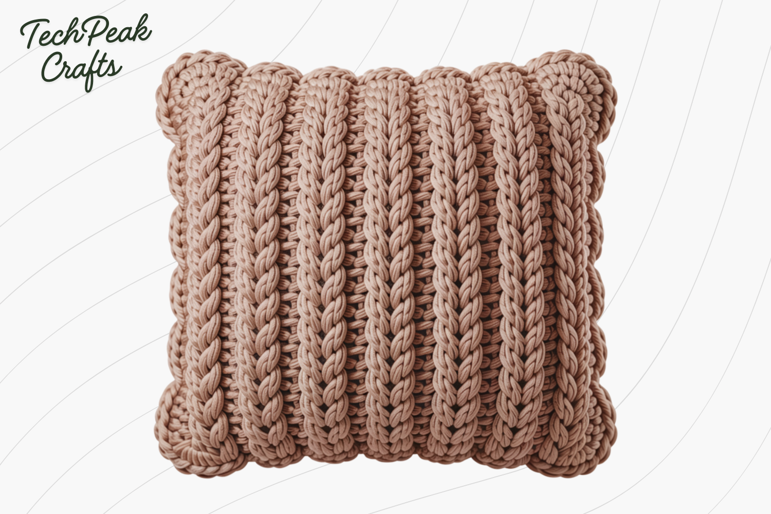 Crochet Pillow PNG Yarn Sublimation