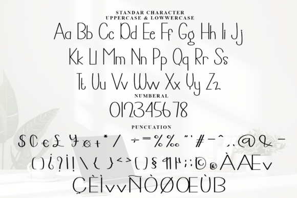 Designer Desember Font PNG with transparent background - Preview 4