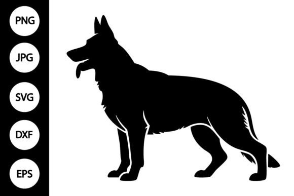 German Shepherd SVG