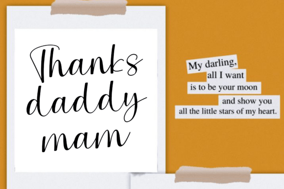 Happy Springkle Font PNG with transparent background - Preview 4