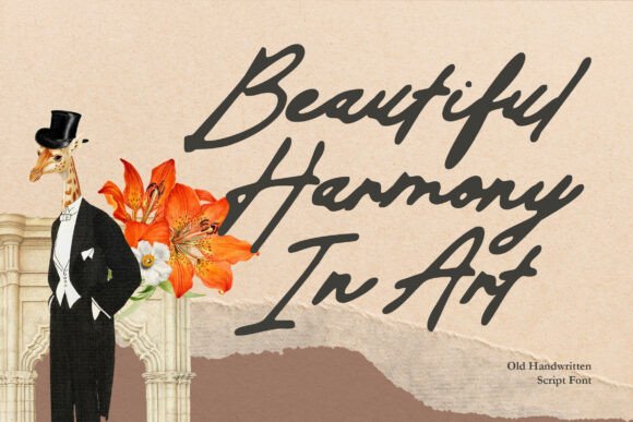 Organic Gardenia Font PNG with transparent background - Preview 2