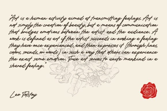 Organic Gardenia Font PNG with transparent background - Preview 5