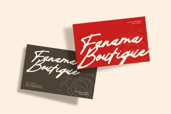 Organic Gardenia Font PNG with transparent background - Preview 6