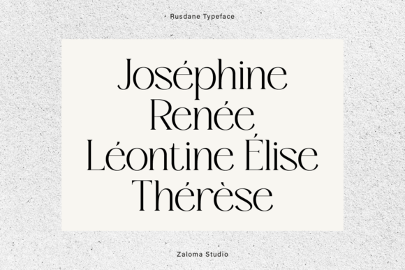Rusdane Font PNG with transparent background - Preview 4
