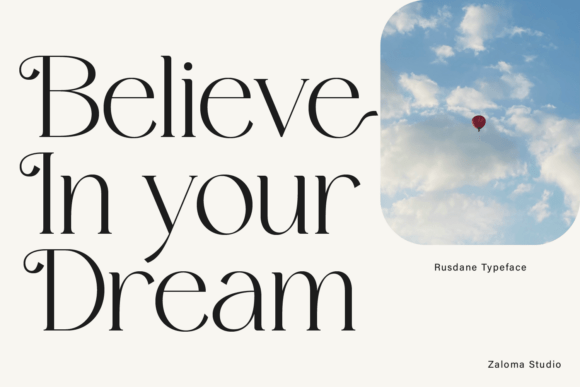 Rusdane Font PNG with transparent background - Preview 6