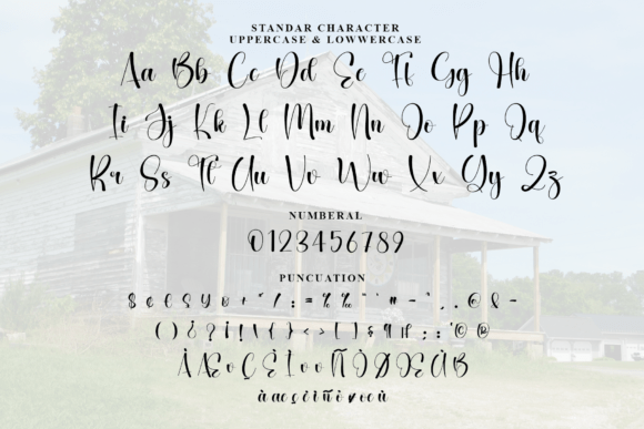 Rustic Farmhouse Font PNG with transparent background - Preview 6