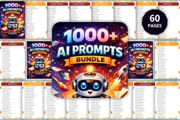 1000+ AI Prompts Bundle