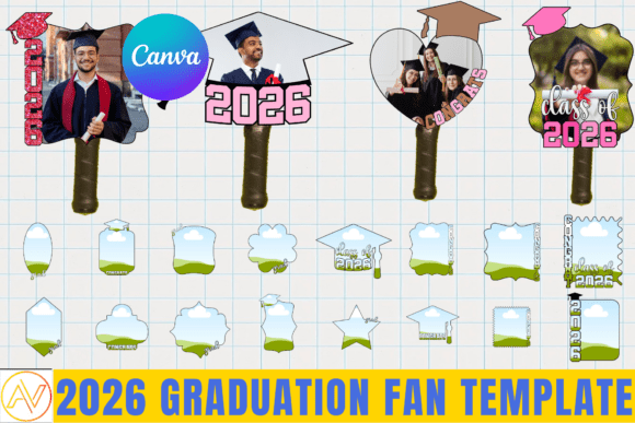 Graduation 2026 Fan Template Graphic by Templify · Creative Fabrica