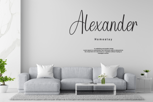 Background Signature Font - Preview 3
