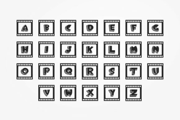 Box Film Font - Preview 4