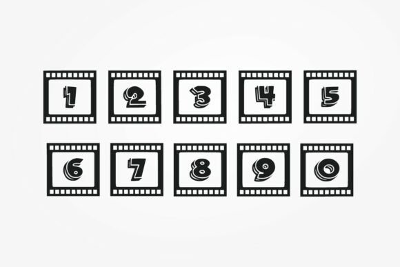 Box Film Font - Preview 5