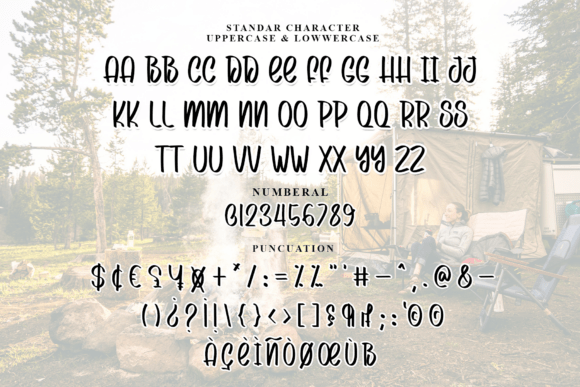 Camping Font - Preview 4